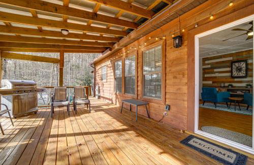 Boat Dock and Fire Pit! Woodsy Lake Glenville Cabin - Foto 25