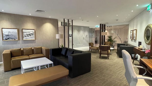 Zona de estar del vestíbulo