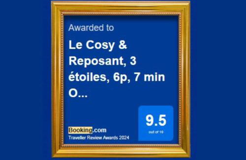 Le Cosy & Reposant, 3 étoiles, 6p, 7 min Océan & Plage, - Foto 3