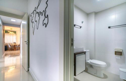 Encantador Apartamento 100m da Praia com vista mar - Foto 15