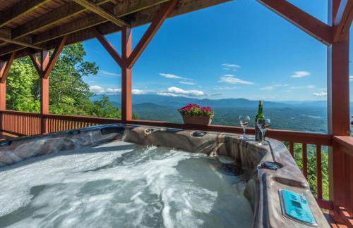 Above the Clouds Log Cabin, Hot Tub & Views! - Photo 33