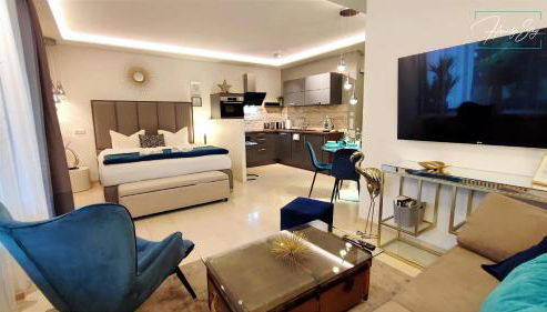 HOMELY STAY Studio P1 - Elegant Self-Check-in Studio-Apartment in Munich -with Kitchen and Washing Machine - Foto 2