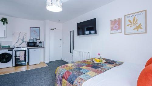 Jephsons Lodge Studio 6 - Town Centre Gem, Parking, WiFi & Free Netflix - Foto 4, towels