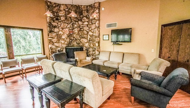 Sala de estar do lobby