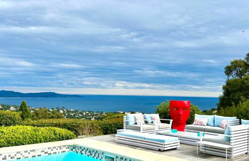 VILLA JUCANOS - Vue mer panoramique Golfe de St-Tropez - Foto 6