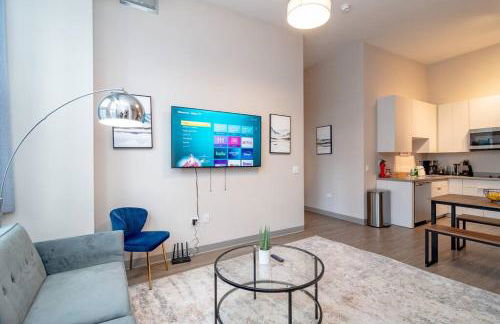 McCormick Oasis with Balcony, Optional Parking, Patio and Gym Sleeps 6 Near McCormick Place, Grant Park, Soldier Field & Museum Campus - Foto 7