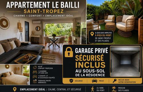 Saint Tropez centre parking et jardin privé inclus - Foto 31
