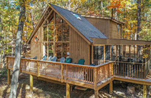 Dog-Friendly A-Frame with Hot Tub and Firepit - Foto 25