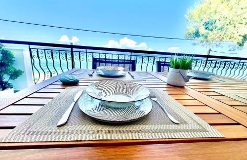 Siviri Sunset Amazing Sea View- With fireplace -Starlink wifi - Foto 8