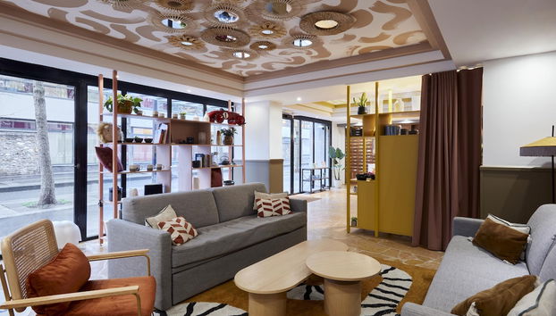 Zona de estar del vestíbulo