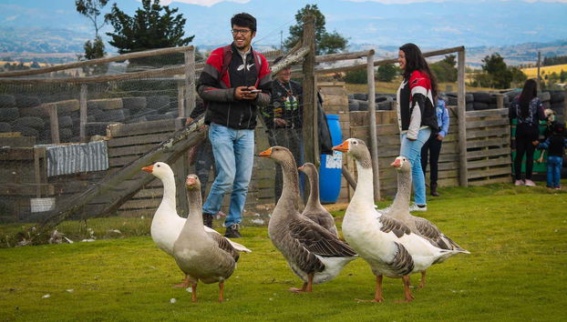 Visiting the parque agroturístico granja Vadama
