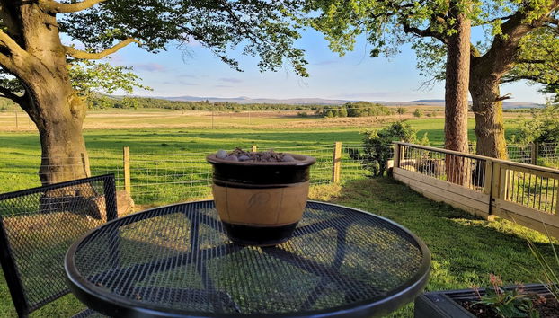 Cosy Wood Cabin in Rural Area Near National Park - Foto 5, Balcón