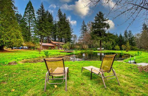 4-Bedroom Chateau in Southern Washington- Luxurious Retreat with Pond & Creek - Foto 68