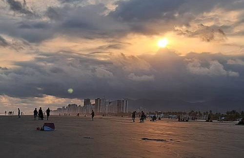 Apartamento novo vista do mar 64m2 2 dorms Wi-fi estacionamento grátis Praia Grande Mirim - Photo 44