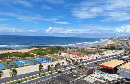 Apartamento com 2 suítes, varanda, vista mar, infraestrutura - Foto 43