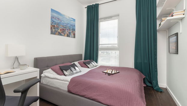 17th Floor Gdansk Apartment by Renters - Foto 4, Habitación