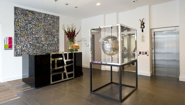 Mostrador de check-in y check-out