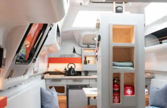 Ausgebautes Freifallrettungsboot KNUTSCHKUGEL - Foto 17