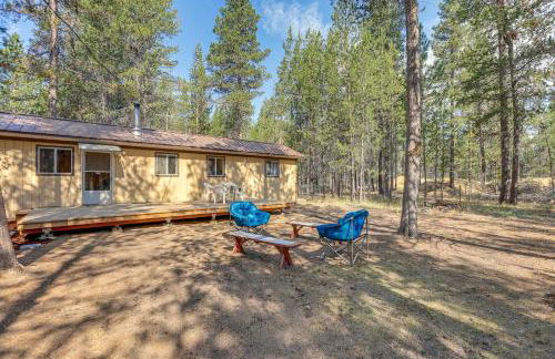 1 Mi to State Park Peaceful La Pine Cabin with Deck - Foto 22