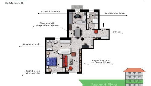 HomyCare Stylish apartment with jacuzzi & balcony steps from Duomo - Foto 3