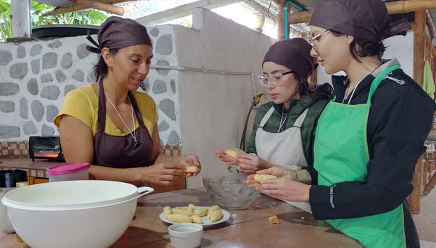 Préparation du pain et des gâteaux