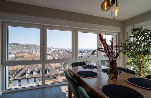 Design Apartment zentral für 6 in Andernach: Ausblick, WiFi, Küche - Photo 29