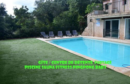 F5 11 pers Escapade maison piscine sauna lac riviére loisirs VAR - Foto 2
