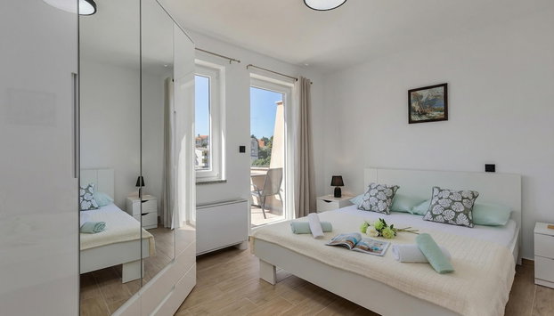 Beachfront Apartment Betty - Happy Rentals - Foto 4, Quarto