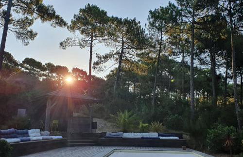 Maison au calme entre Océan et Lac, vue sur le golf, piscine chauffée, classée 4 étoiles - Foto 20