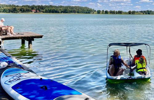 Mazursko - komfortowe apartamenty nad jeziorem, sauna, kominki na parterze - Foto 45