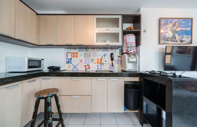 Ótimo Flat Bairro da Jaqueira Recife até 3 pessoas O Coração Verde da Cidade PBO902 - Foto 7