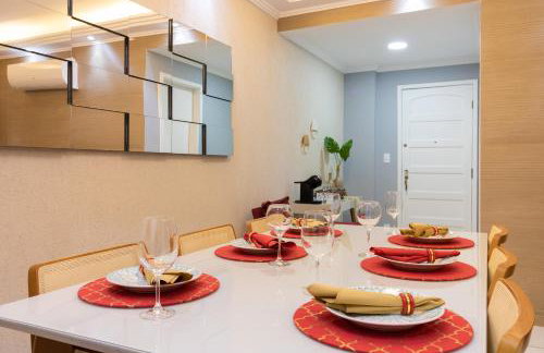 150m Praia do Forte, Conforto, 3 Ar Split, Garagem, Enxoval completo - Foto 10