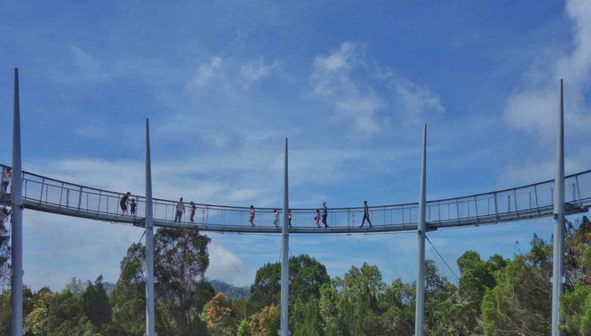 Un pont de Penang Hill