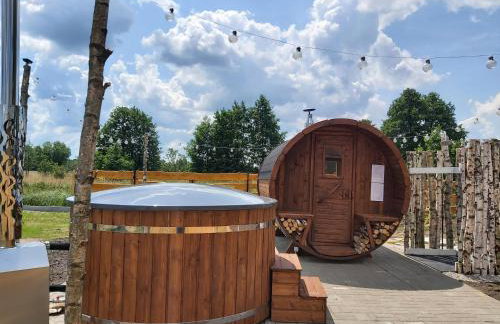 Drewniany Zakątek z sauną i jacuzzi - Foto 4