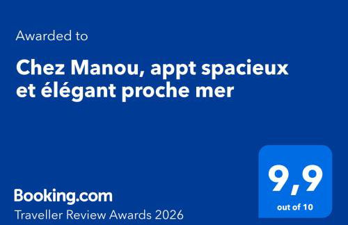 Chez Manou, appt spacieux et élégant proche mer - Foto 2