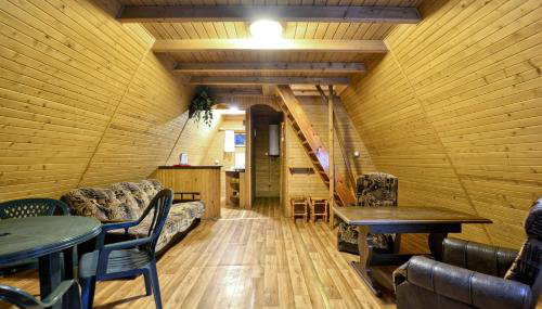 Ośrodek Wypoczynkowy Puszczyk Wolnostojące Domki Sosnowe z zadaszonym tarasem - Foto 2