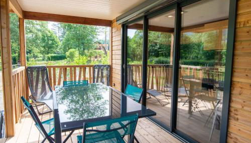 Gîte Chalet 4/6 pers. - Camping Les Berges du Bramont - Foto 2