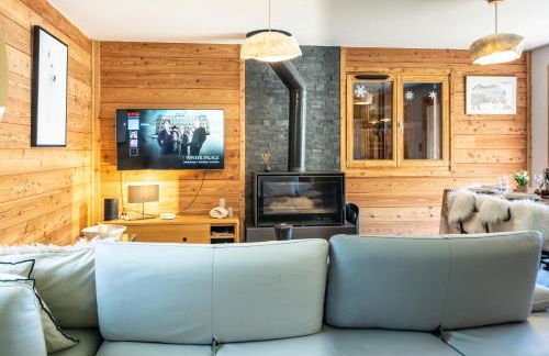 Chalet plein sud 10 personnes garage privé cheminée - Foto 36