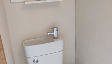 Cosy Off Grid Shepherds Hut with Wood Fired Hot Tub - Foto 5, Shower