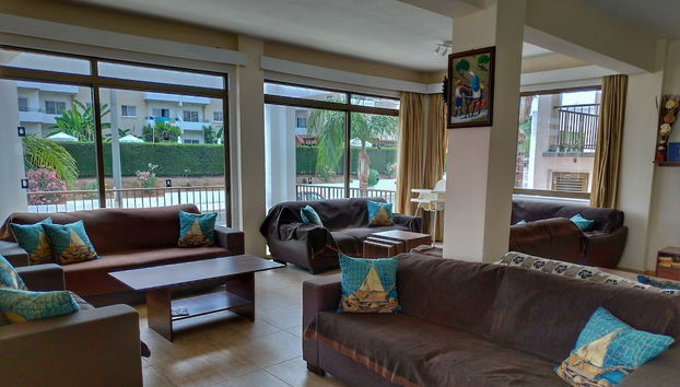 Zona de estar del vestíbulo