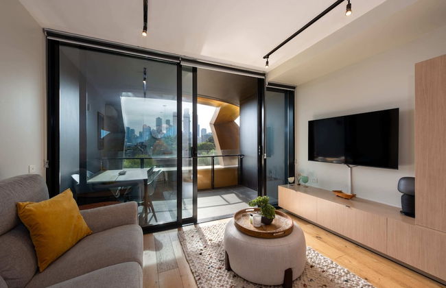 2-bed in South Melbourne w/ Beautiful City Views - Foto 9