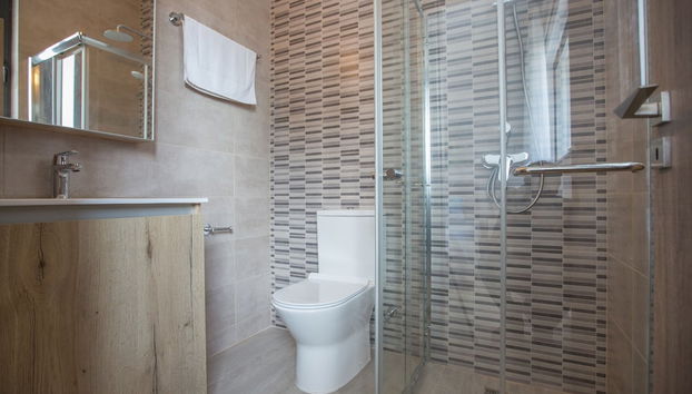 Protaras Holiday Villa Cr5 - Foto 5, Baño