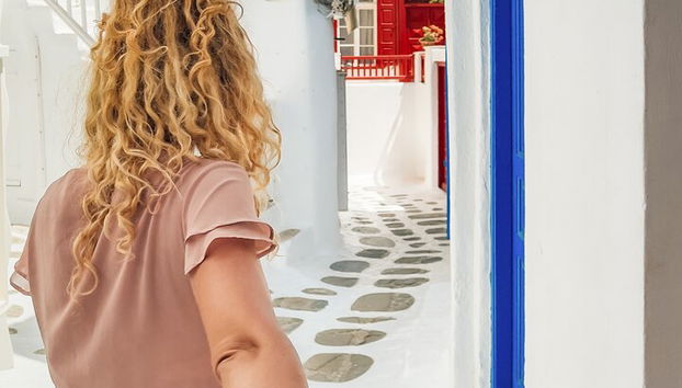 Excursão a pé romântica à cidade de Mykonos - Foto 2