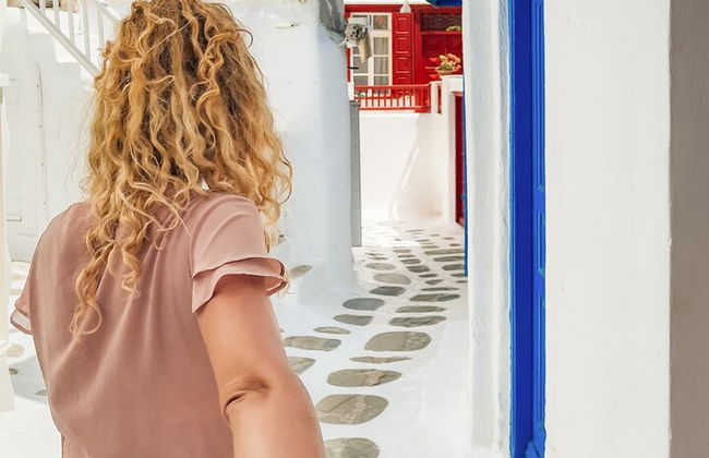 Excursão a pé romântica à cidade de Mykonos - Foto 2