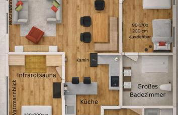 Die Watzmannsuite - Familienfreundliche Ferienwohnung in historischer Villa mit Kamin, Infrarotsauna, Balkon, Garten, nur 10 Gehminuten ins Zentrum von Berchtesgaden - Foto 27