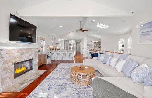 4br Beach House Steps from Beach with AC Parking BBQ - Foto 29