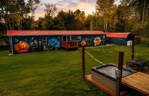 Hot Tub, Pond, 2 Fire Pits Mural Art Cabin - Foto 36