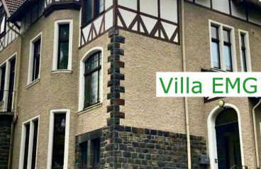 Ferienhaus Villa EMG Velbert nah Düsseldorf Essen Dortmund, Familien Gruppen bis 27 Personen, 3 Küchen, Kaminofen, Terrasse - Photo 58