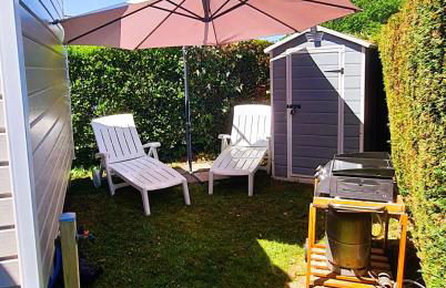 Mobilhome 2ch récent et climatisé-terrasse fermée-jardin sans vis à vis-camping 4 étoiles Les Charmettes - Foto 35