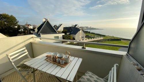 REF 434 Ploemeur Lomener appartement duplex type 4 vue mer - Foto 2